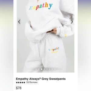 Empathy Always® Grey Sweatpants